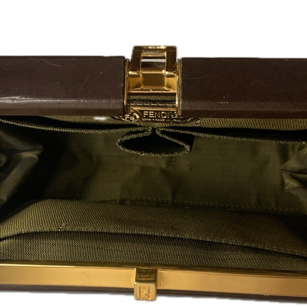 FENDI Vintage Leather Baquette Bag - Picture 9 of 16